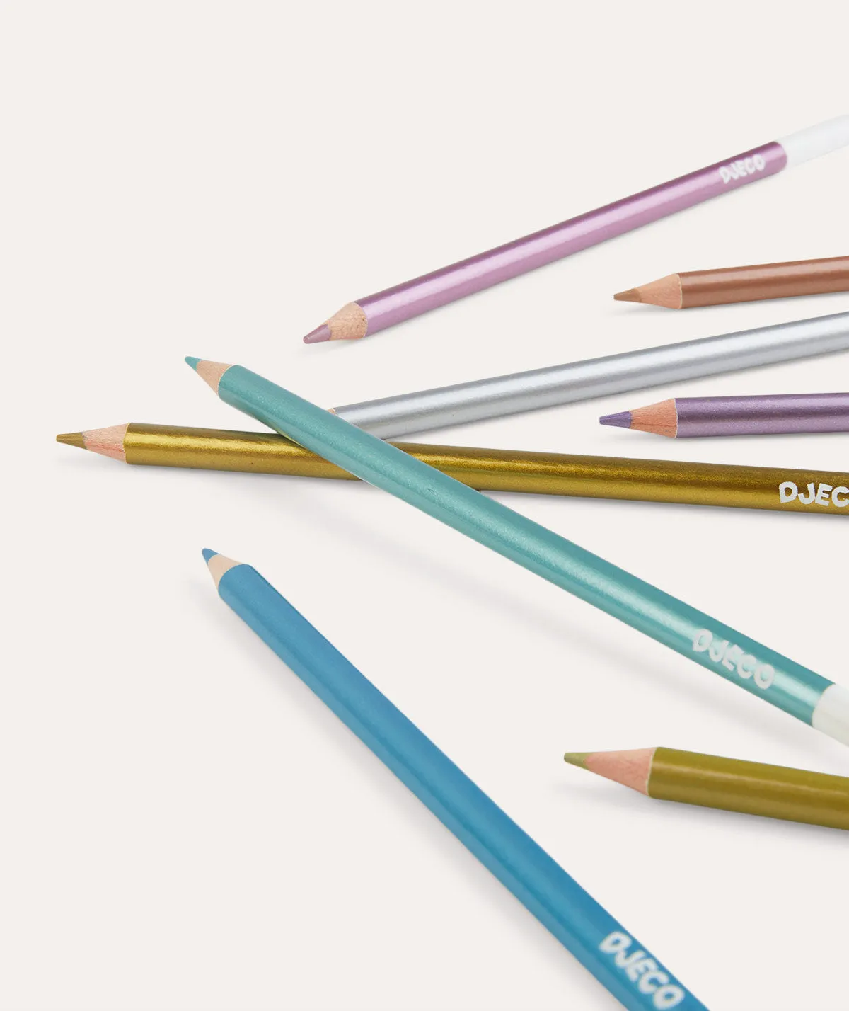 8 Metallic Pencils - Multi