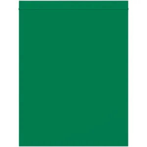 8 x 10" - 2 Mil Green Reclosable Poly Bags