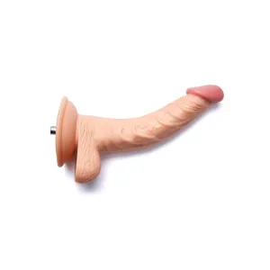 8.07-inch Lifelike Large Curved G-spot Dildo Attachment for Lustti Sex Machines