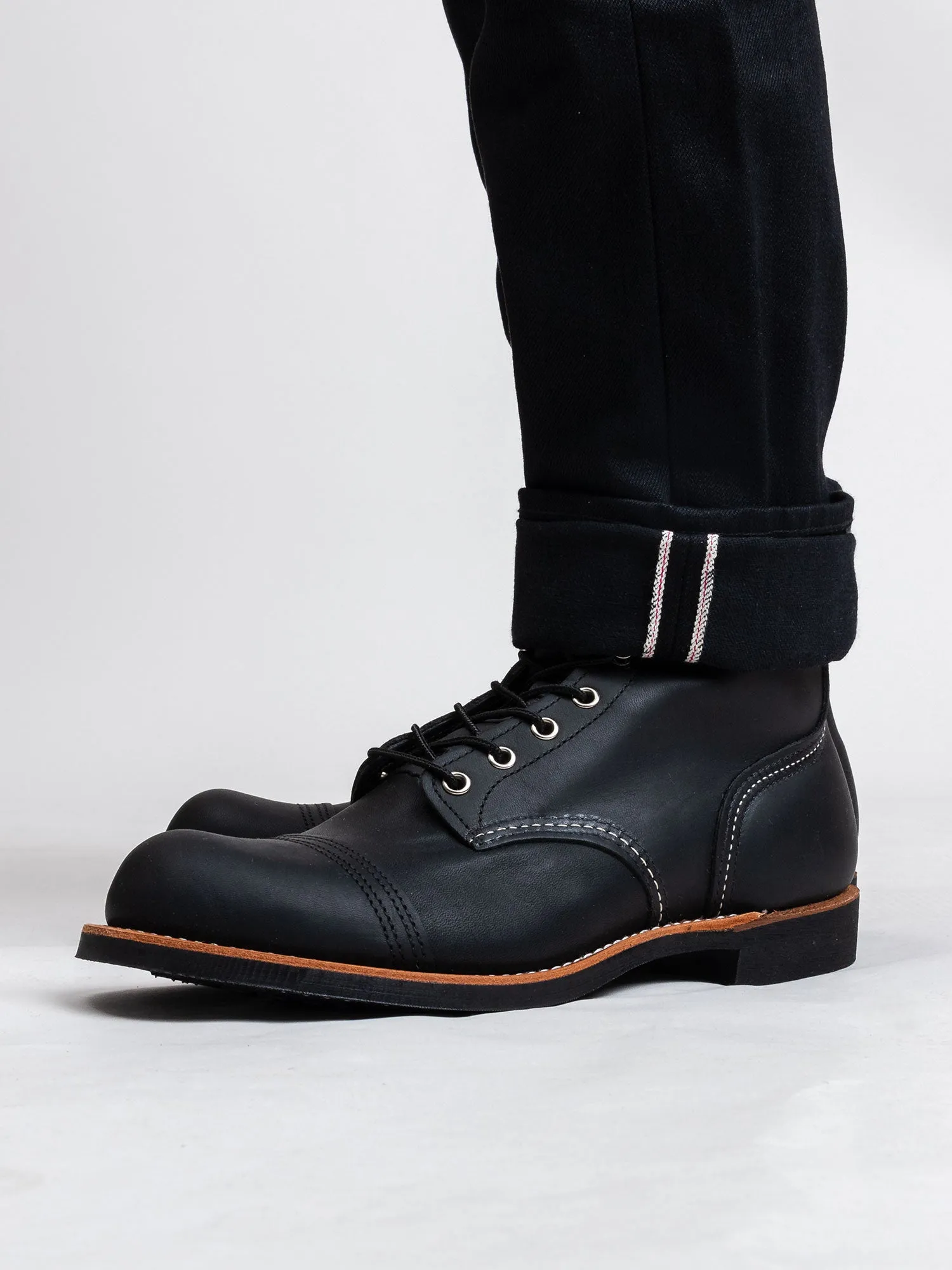 8084 Iron Ranger Boot in Black