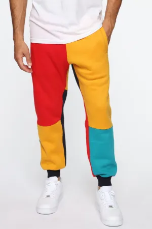 80's Color Block Jogger - MultiColor