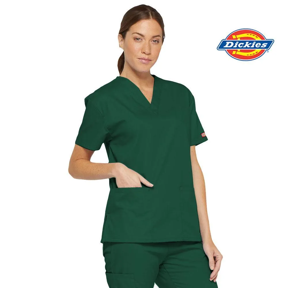 86706 RPA Emergency Doctor Dickies EDS Signature Classic Womens V-Neck Scrub Top