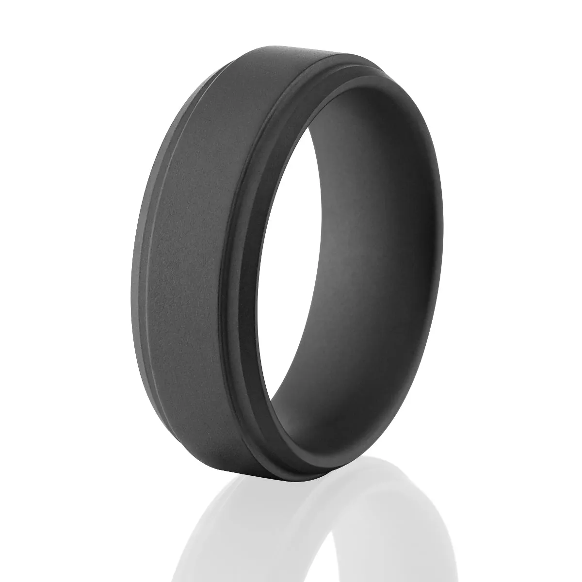 8mm Men's Wedding Bands - Ceramic Rings for Men