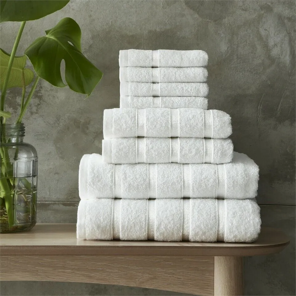 8Pc Luxury Egyptian Cotton Towel Bale