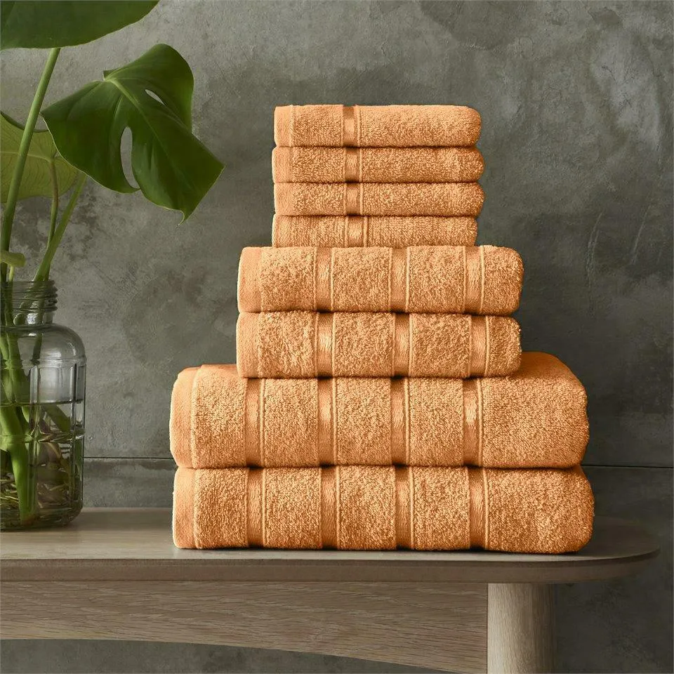 8Pc Luxury Egyptian Cotton Towel Bale