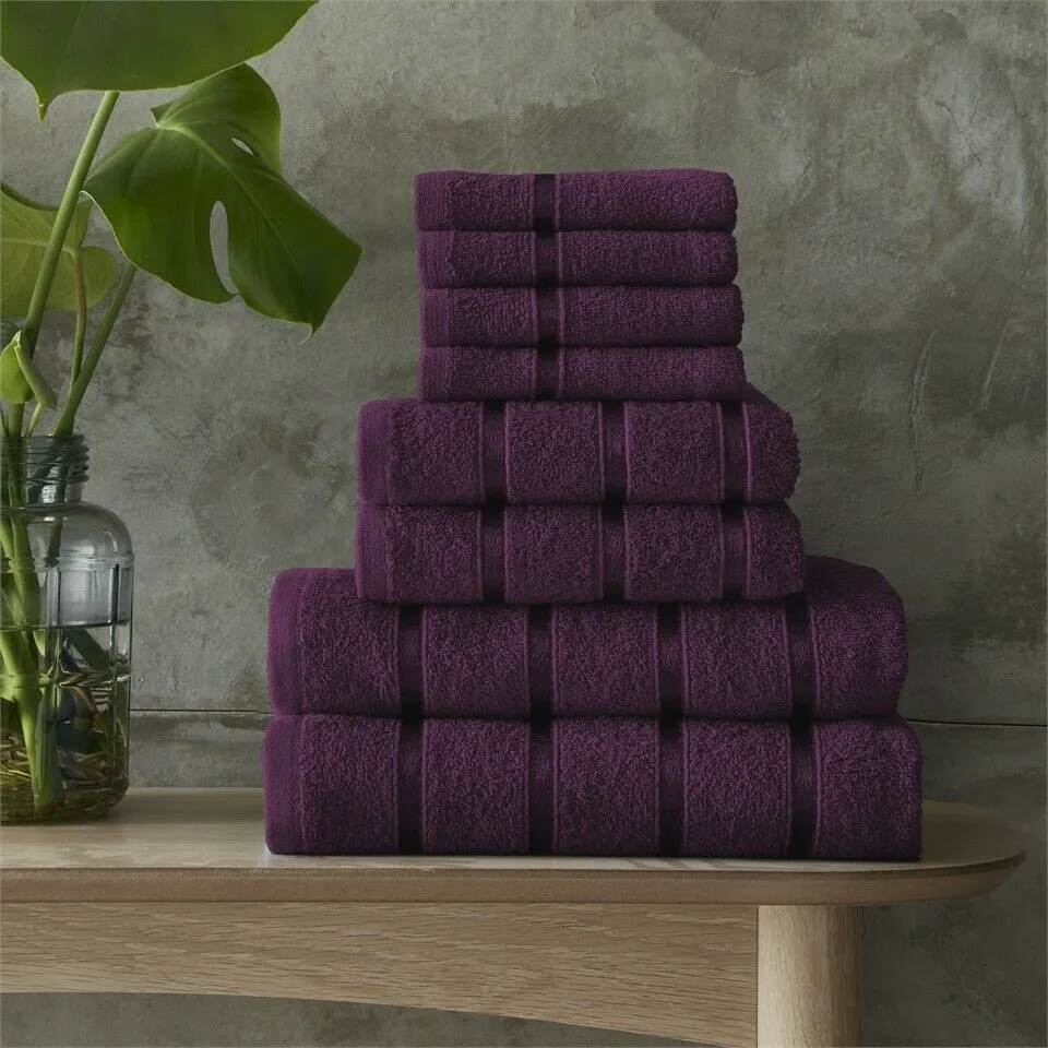 8Pc Luxury Egyptian Cotton Towel Bale