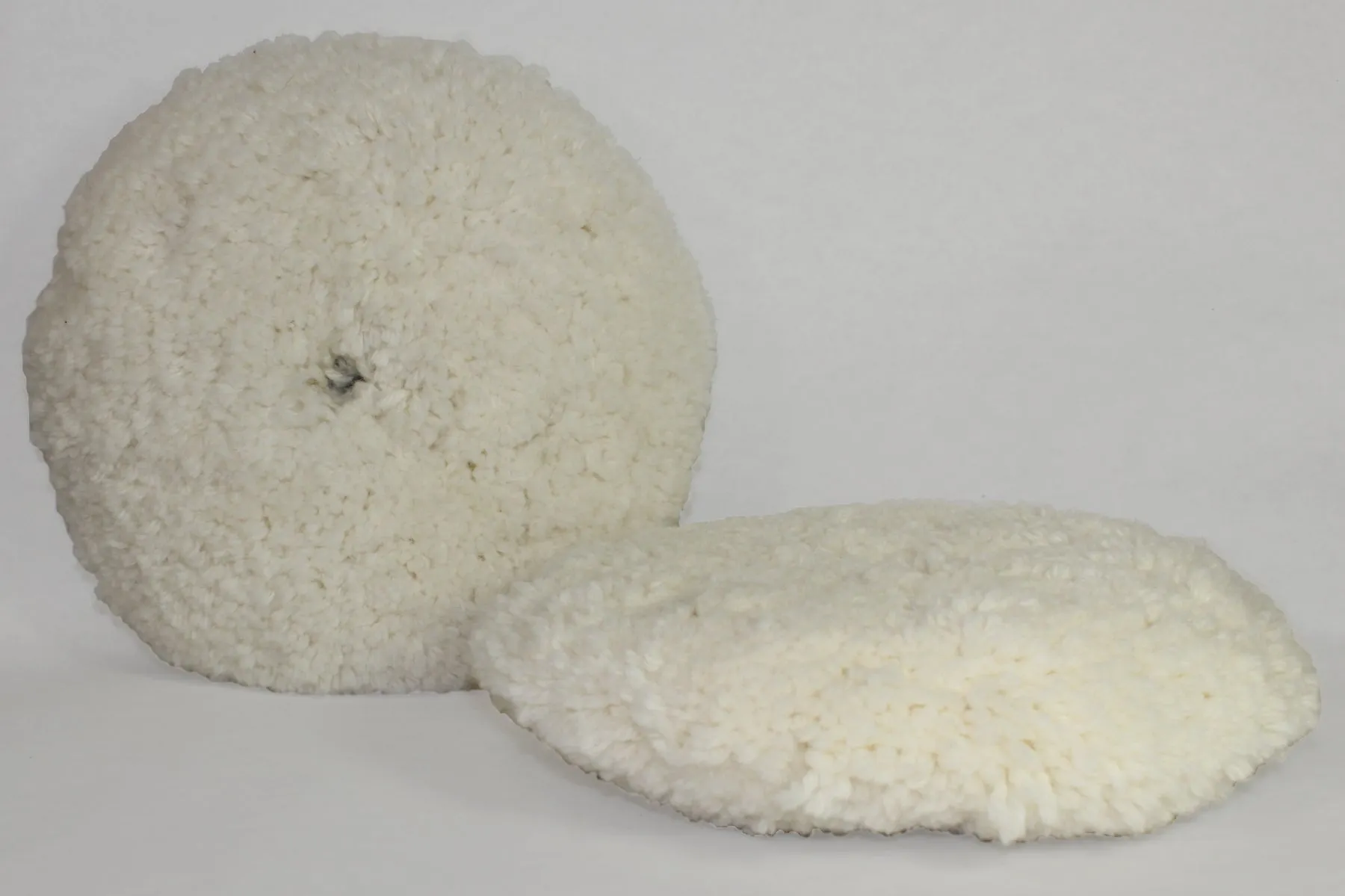 8" Double Sided White Wool Compounding