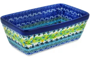 8" Loaf Pan 8" - Bouquet Azul