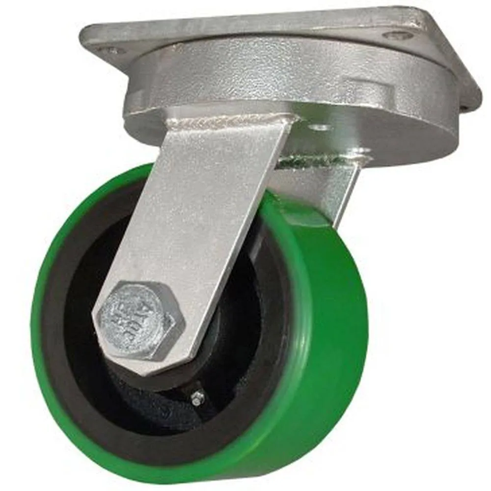 8" x 4" Ultra Poly Swivel Caster - 4000 lbs. capacity