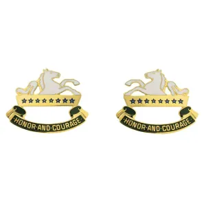 8th Cavalry DUI "HONOR AND COURAGE" Set