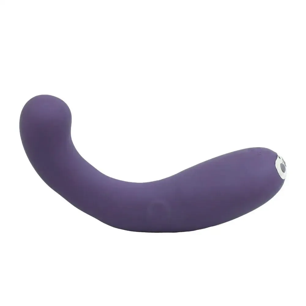 9-inch Je Joue Silicone Purple G-spot Vibrator with Clit Stim