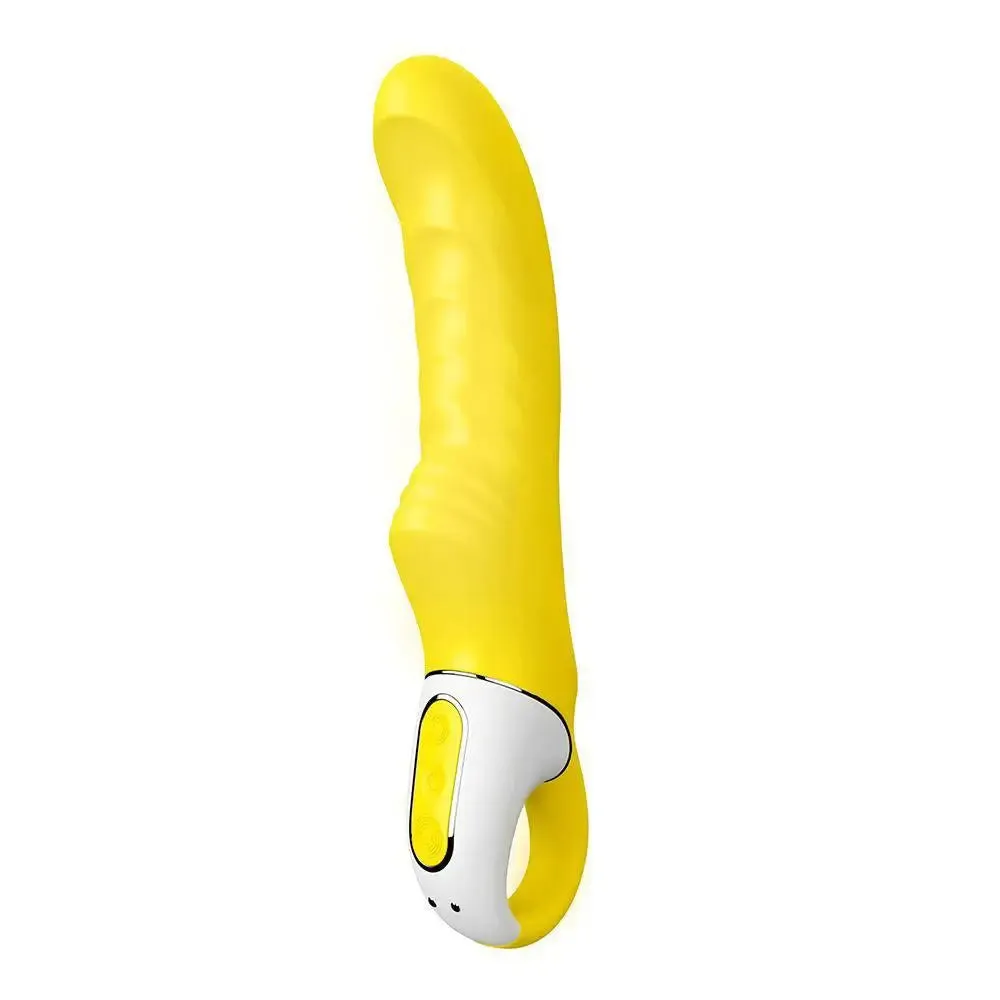 9-inch Satisfyer Pro Silicone Yellow Rechargeable G-spot Vibrator