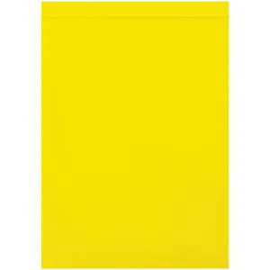 9 x 12" - 2 Mil Yellow Reclosable Poly Bags