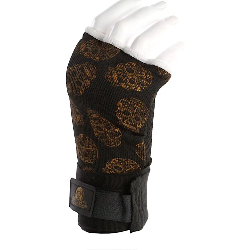 90624      ~ QUICKWRAPS GOLD SKULL S/M