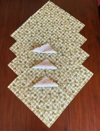 90" St. Patrick's Day Reversible Table Runner with Linen Napkins (Set of 4)