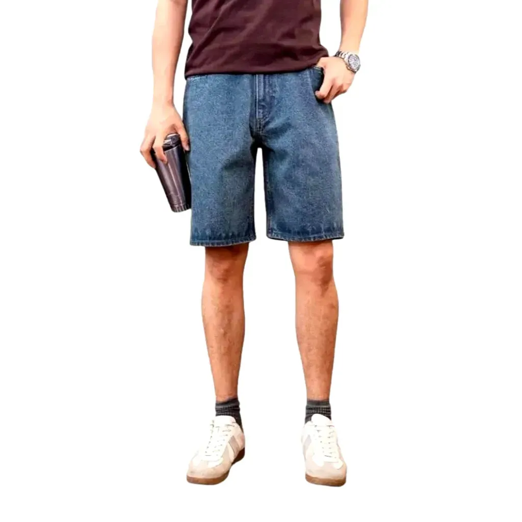 90s straight jean shorts
 for men