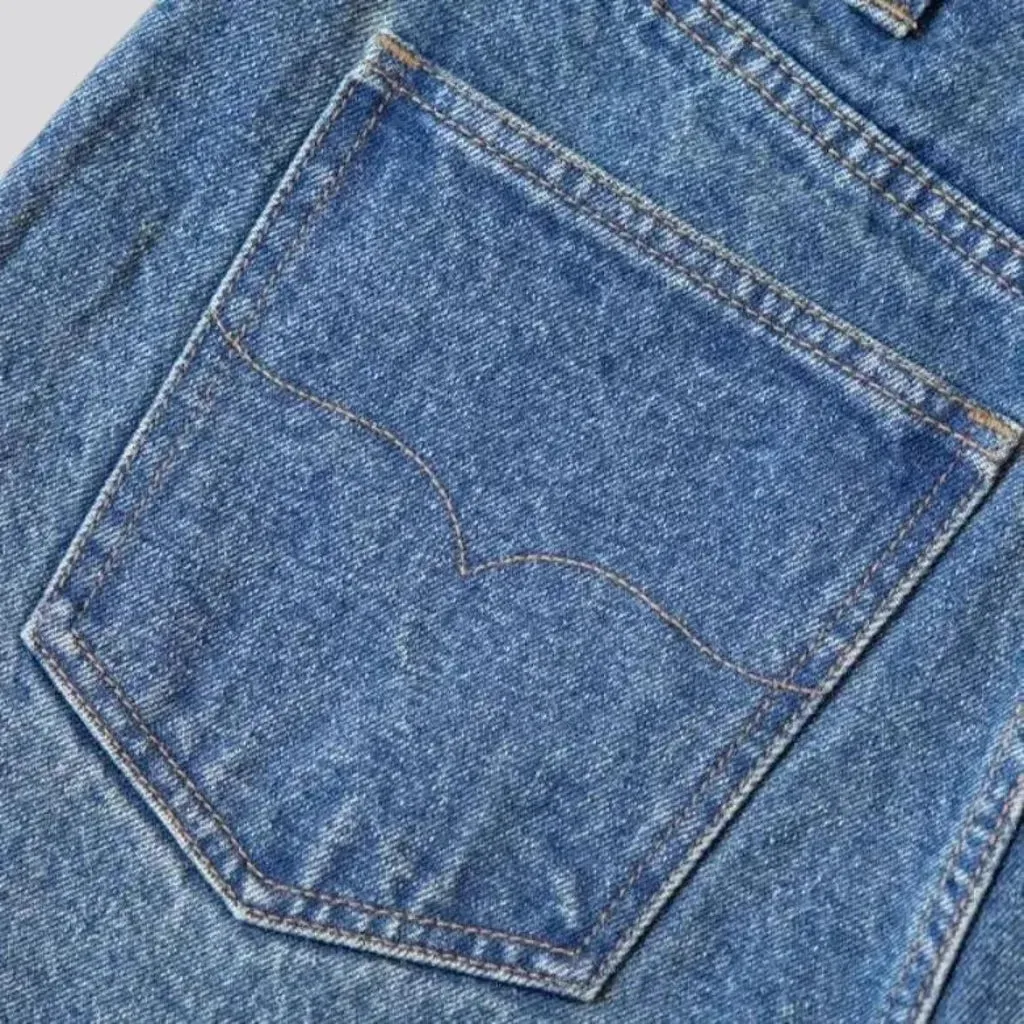 90s straight jean shorts
 for men