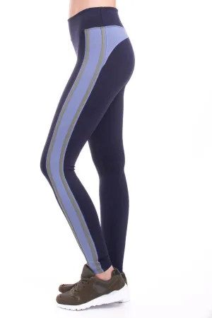 925Fit Miss Behave Legging - Moss Stripe