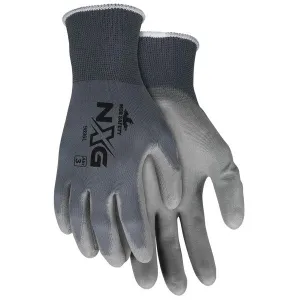 9696M MCR Safety UltraTech Gloves, Medium, Nylon, Gray, Knit Wrist Cuff