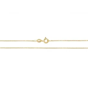 9ct Gold Box Chain CH430