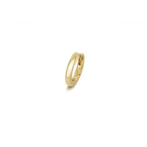 9ct Gold Cartilage Earring Solid Round Tube ES2003