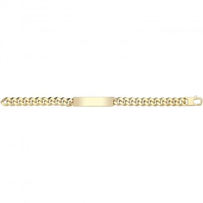 9ct Gold Hollow ID Bracelet BR683ID