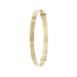 9ct Yellow Gold Babies Expansion Bangle BN134