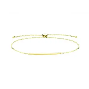 9ct Yellow Gold Bracelet with Bar Pull Design