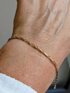 9ct Yellow Gold Hayseed Bracelet