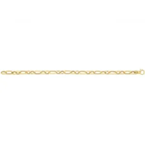 9CT Yellow Gold Hollow Bracelet BR687