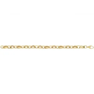 9ct Yellow Gold Hollow Bracelet BR690