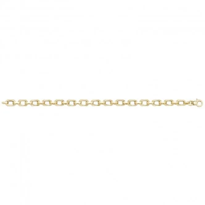 9CT Yellow Gold Hollow Bracelet for Women BR616