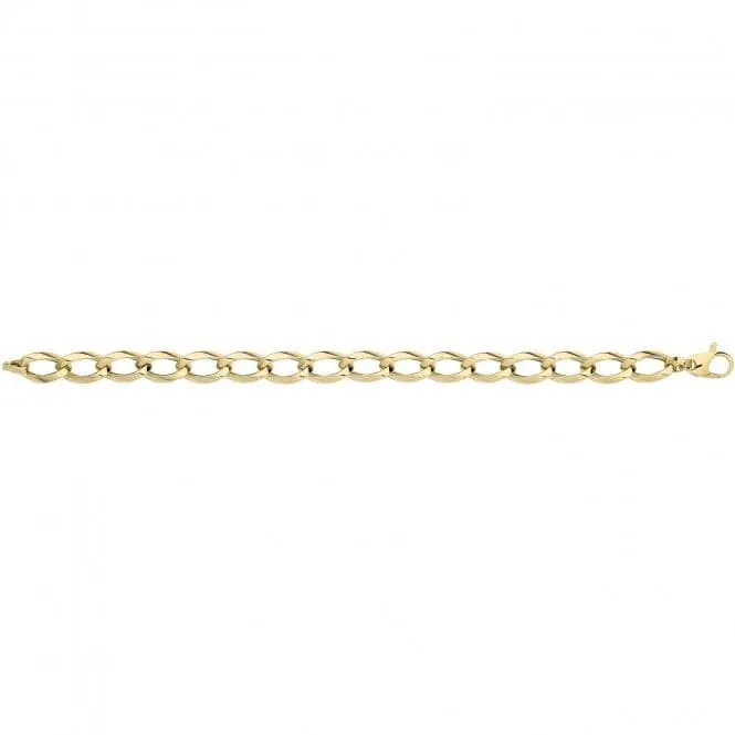 9ct Yellow Gold Hollow Bracelet NK456B