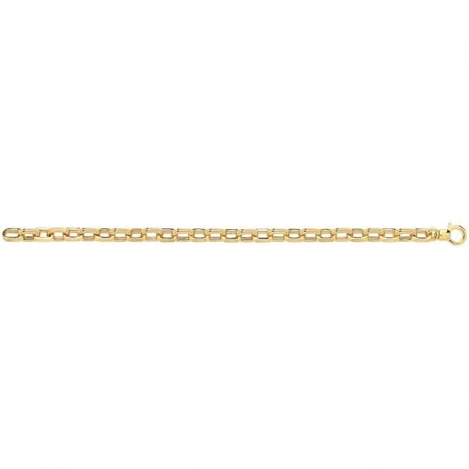 9CT Yellow Gold Ladies Bracelet BR622