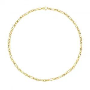 9ct Yellow Gold Ladies Fancy Necklet NK410