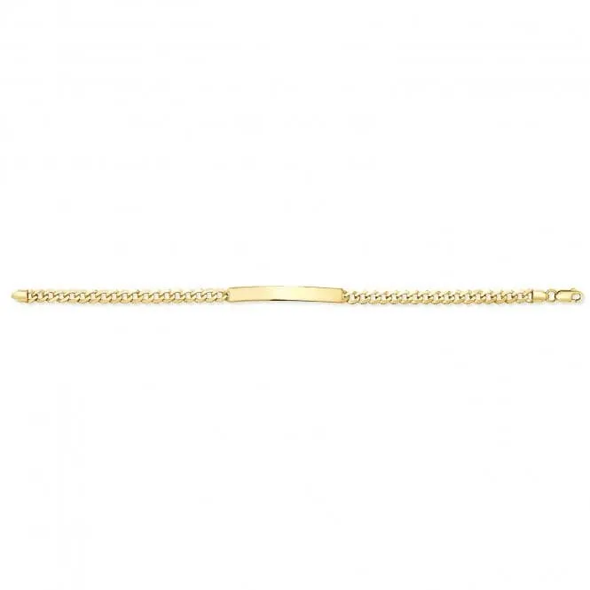 9ct Yellow Gold Ladies ID Bracelet BR249