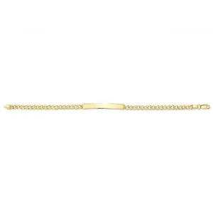 9ct Yellow Gold Ladies ID Bracelet BR249