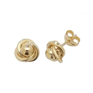 9ct  Yellow  Gold  Orbital  Stud  Earrings  ES366