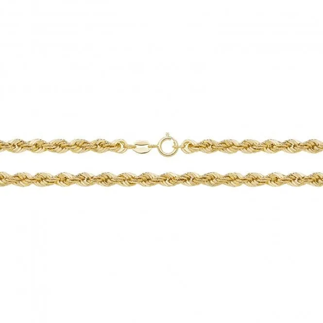 9CT Yellow Gold Rope Chain CH203