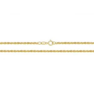 9CT Yellow Gold Rope Chain CH209