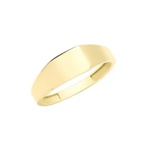 9ct Yellow Gold Square Signet Ring RN951