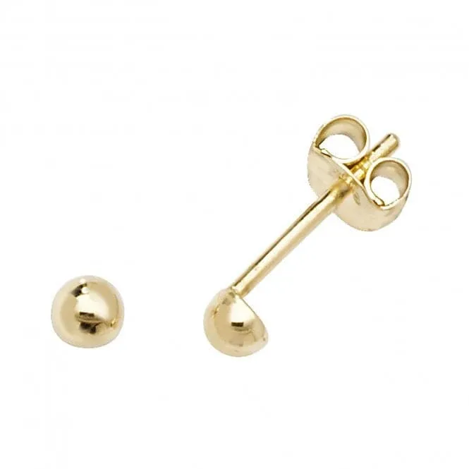 9ct Yellow Gold Stud Earrings ES580