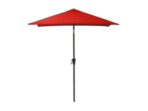 9ft Square Crimson Red Patio Umbrella