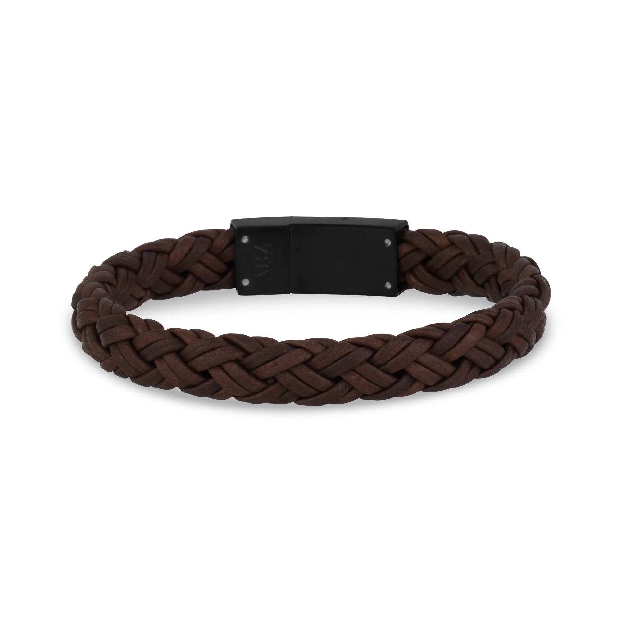 9mm Woven Leather Bracelet