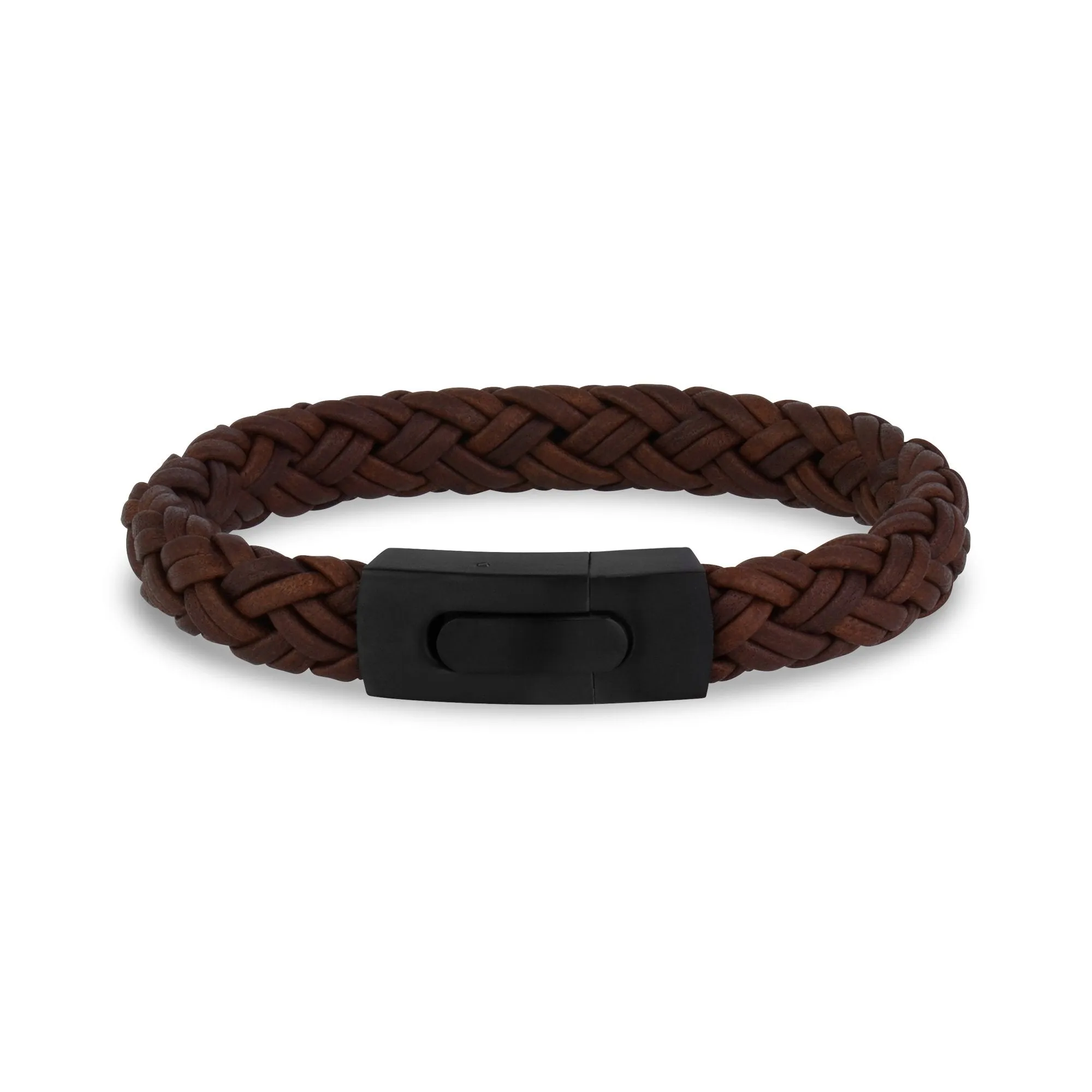 9mm Woven Leather Bracelet