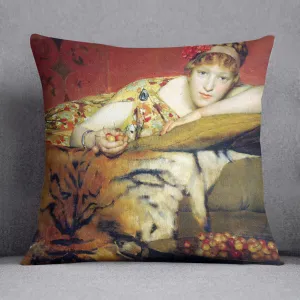 A craving for cherries by Alma Tadema Cushion