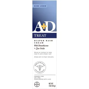 A D Treat Diaper Rash with Dimethicone  Zinc Oxide | 4oz