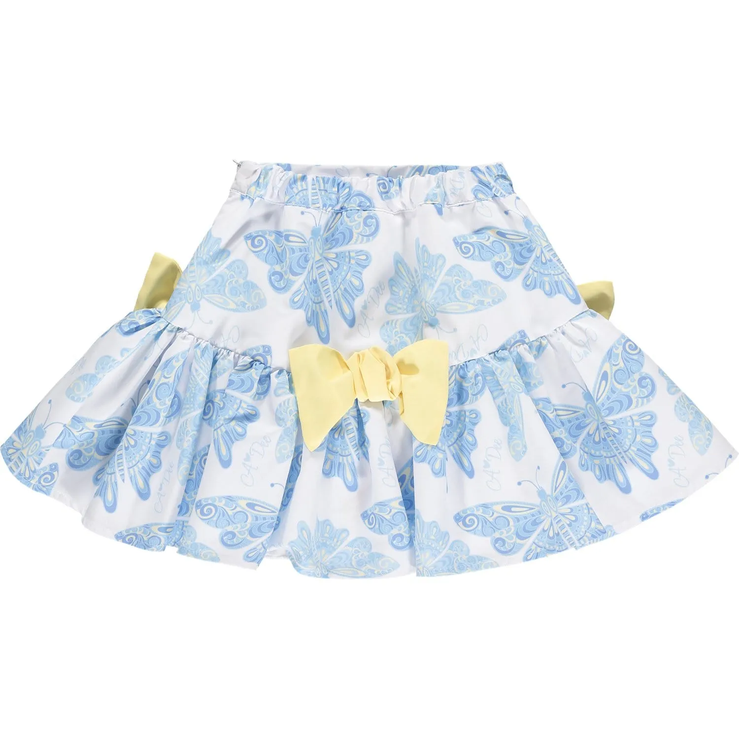 A DEE - Jenny & Jacklyn Butterfly Skirt Set - Lemon