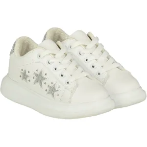 A DEE - Queeny Chunky Star Trainer - White