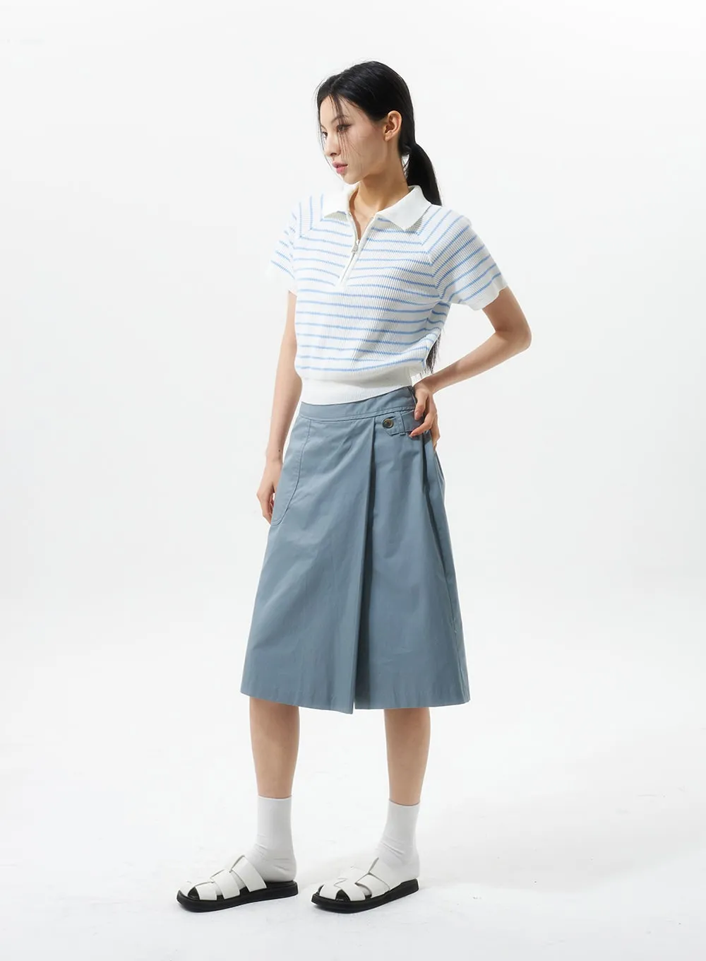 A-Line Midi Skort IU326